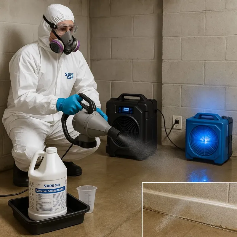 Sanitization and Odor Removal process in Lewisville, NC