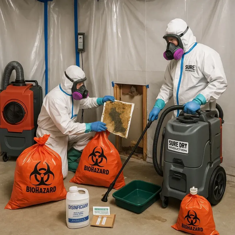 Contaminated Water Handling Protocols process in Lewisville, NC