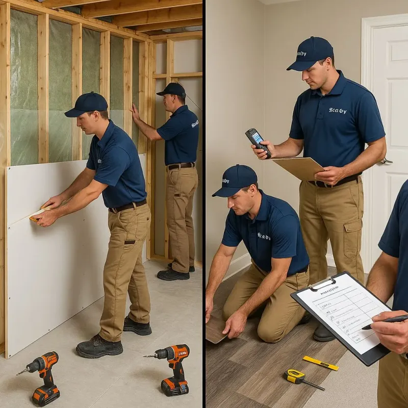 Repairs and Reconstruction process in Lewisville, NC