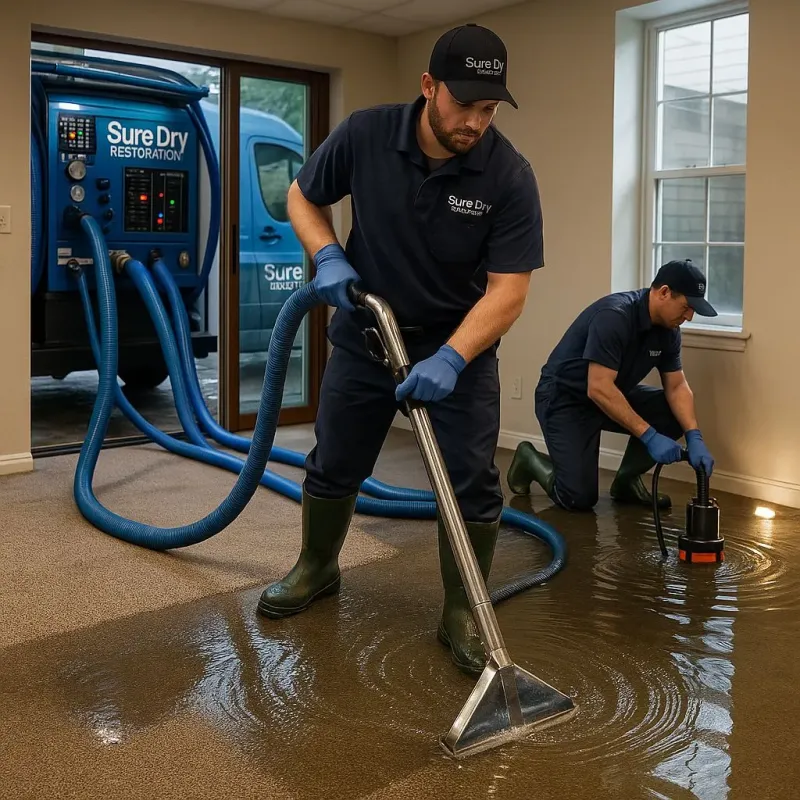 Water Extraction and Removal process in Lewisville, NC